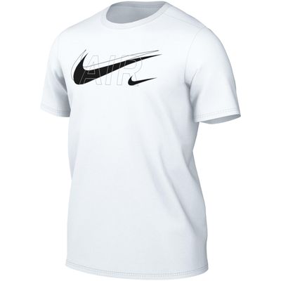 Nike White T-Shirt With Black Air Logo